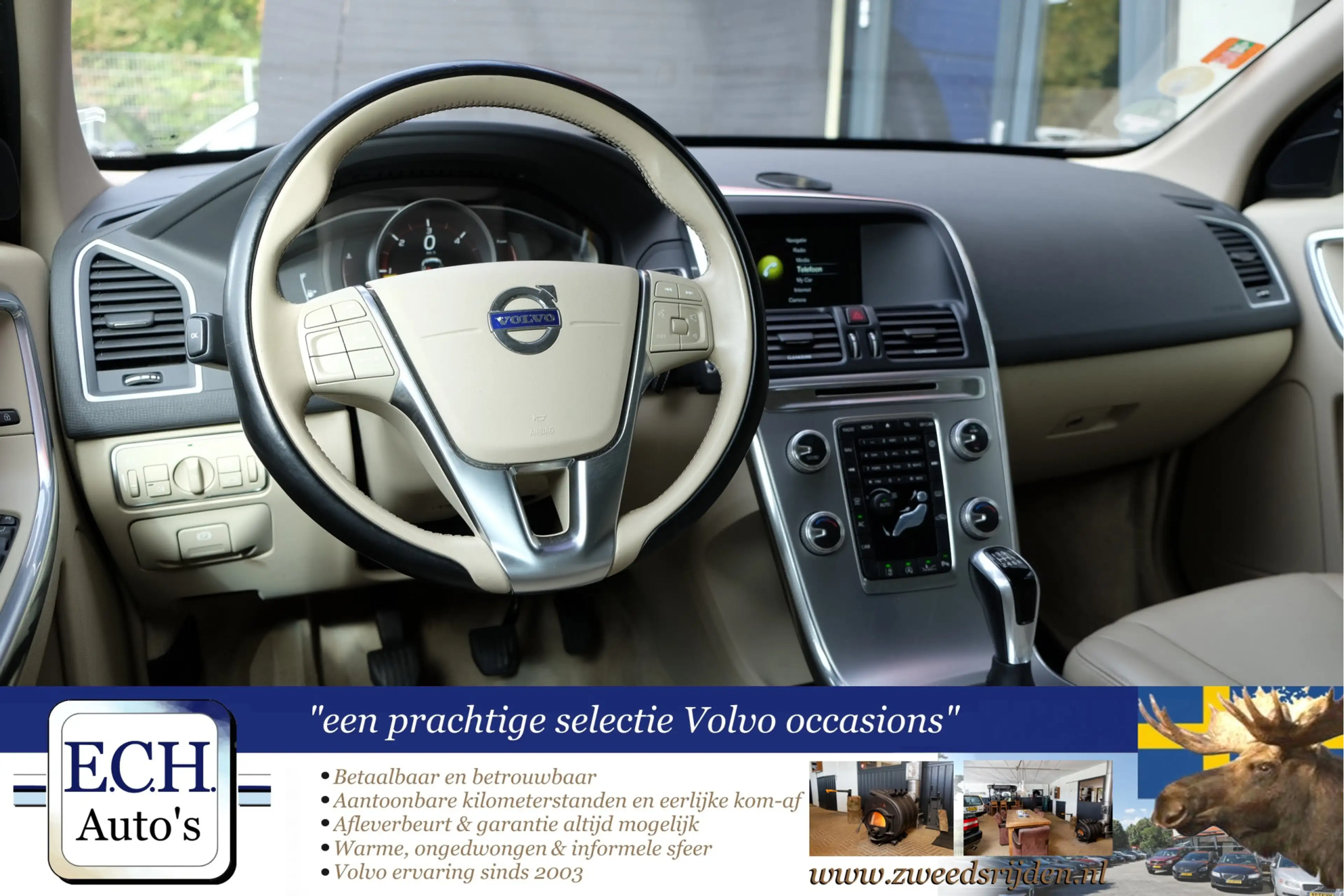 Volvo XC60 2.0 D3 Polar+, Adaptieve CC, Trekhaak, Leer, Navi, — photo 24
