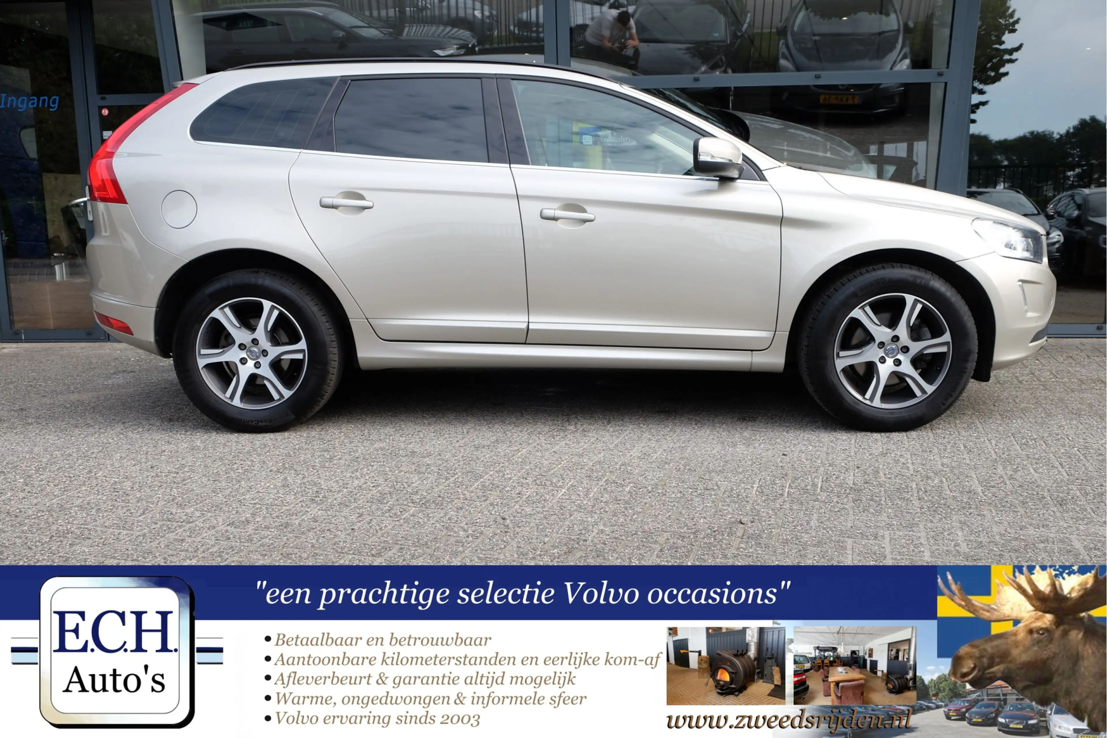 Volvo XC60 2.0 D3 Polar+, Adaptieve CC, Trekhaak, Leer, Navi, — photo 2