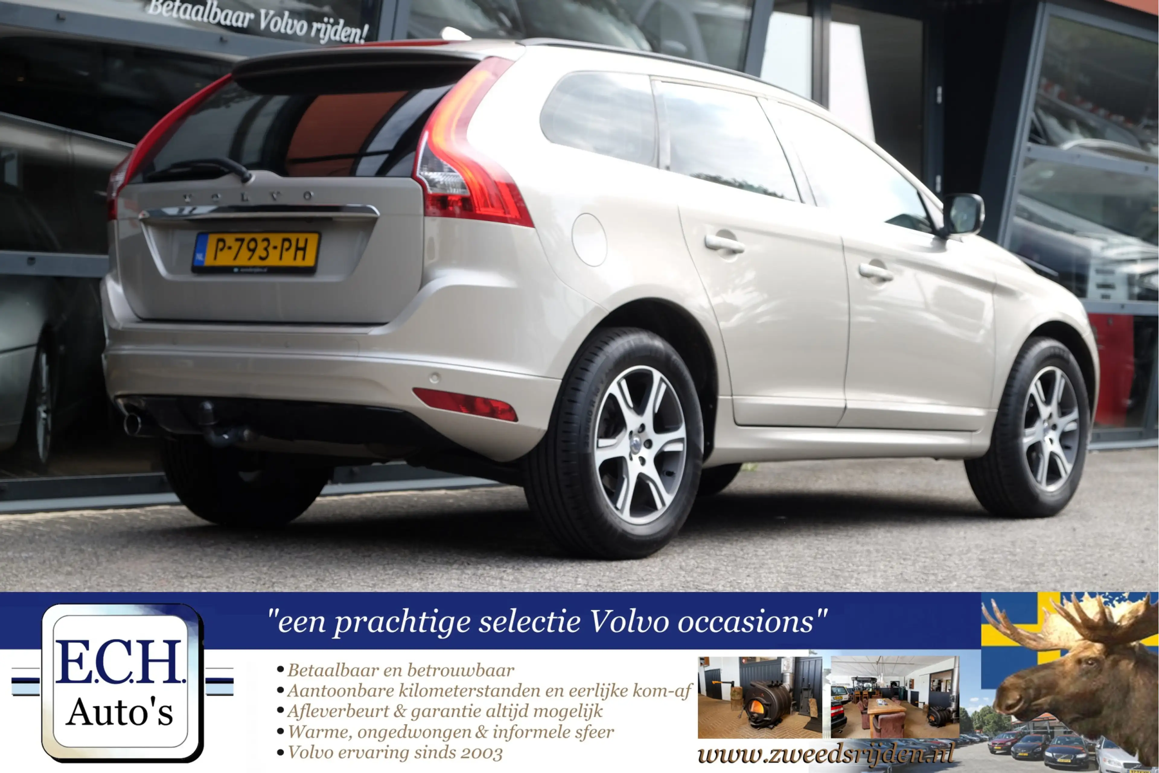 Volvo XC60 2.0 D3 Polar+, Adaptieve CC, Trekhaak, Leer, Navi, — photo 3