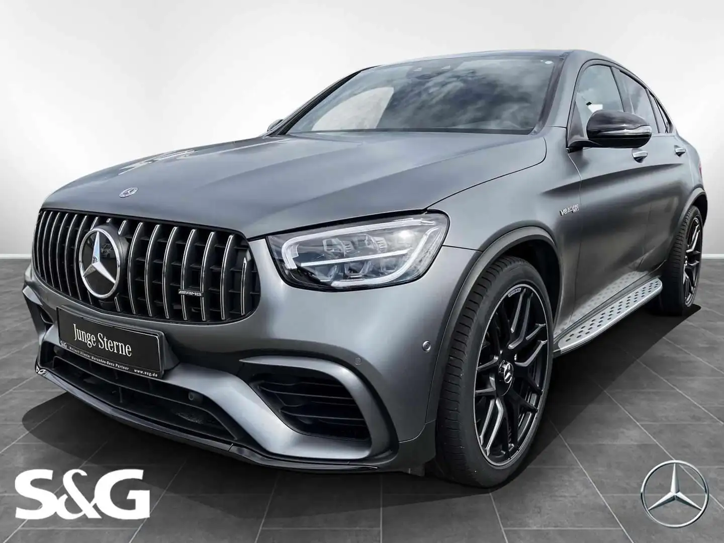 Mercedes-Benz GLC 63 AMG 4M+ Coupé MBUX+AHK+ESHD+RüKam+HUD Grau - 1