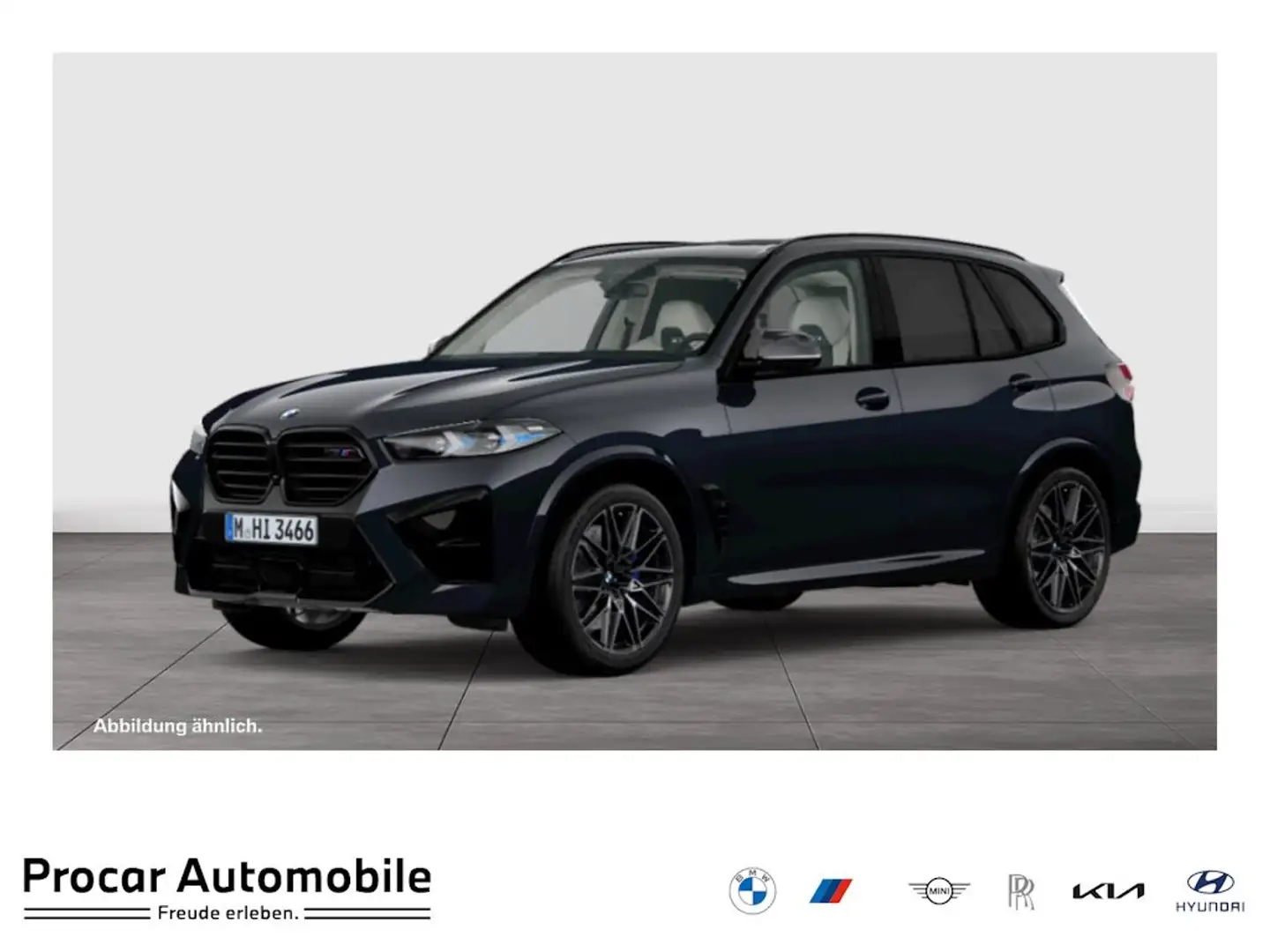 BMW X5 M Competition Aut Nav HuD LED B&W Pano Drive+Park Schwarz - 1