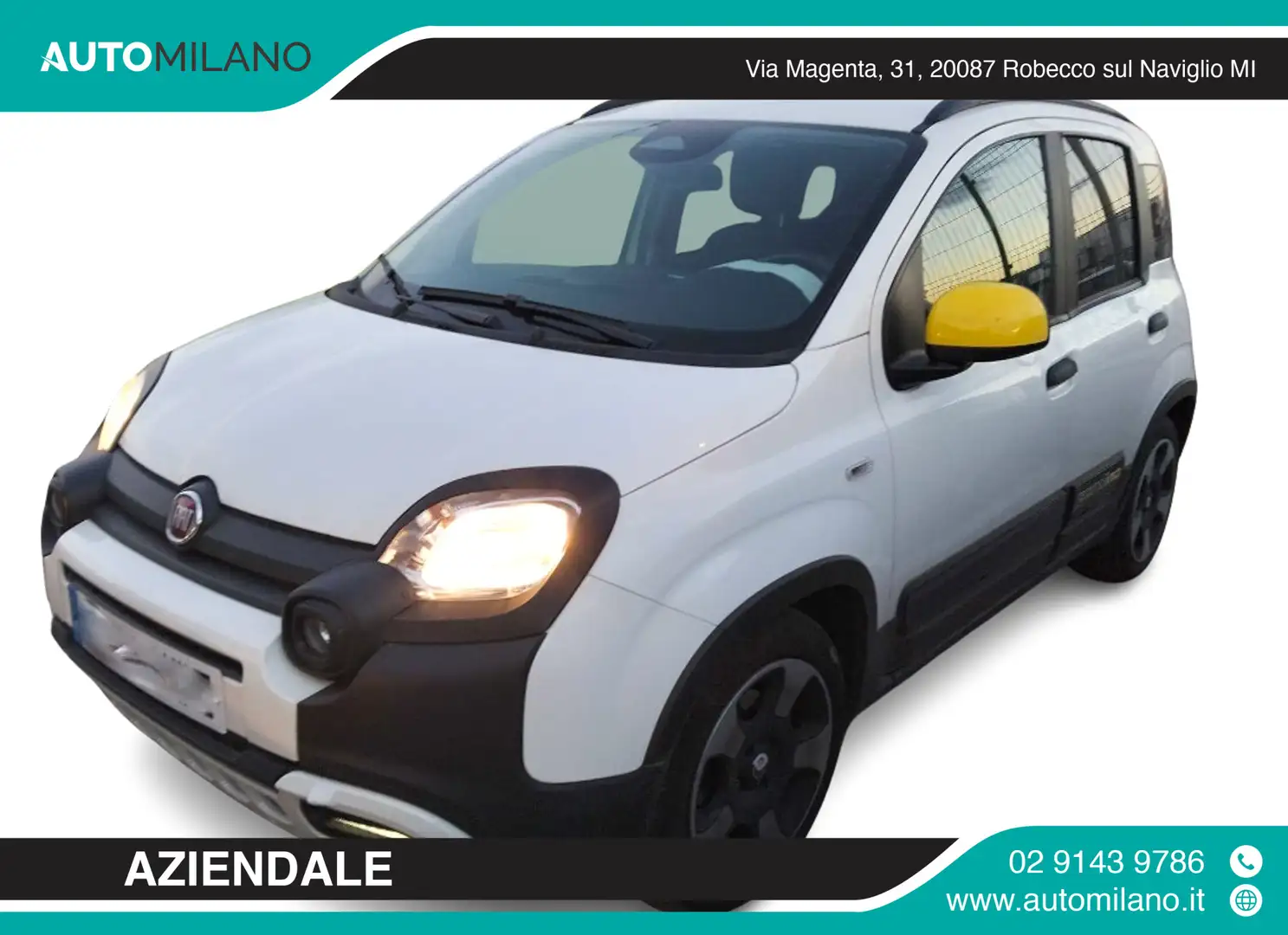 Fiat Panda 1.0 HYBRID 70CV PANDINA CROSS Blanco - 1