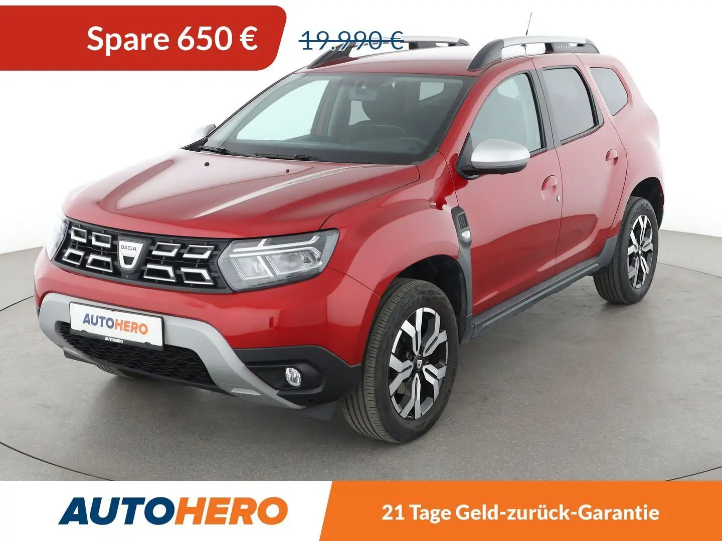 Dacia Duster 1.3 TCe Prestige *NAVI*CAM*TEMPO*SHZ*ALU*KLIMA* Rot - 1
