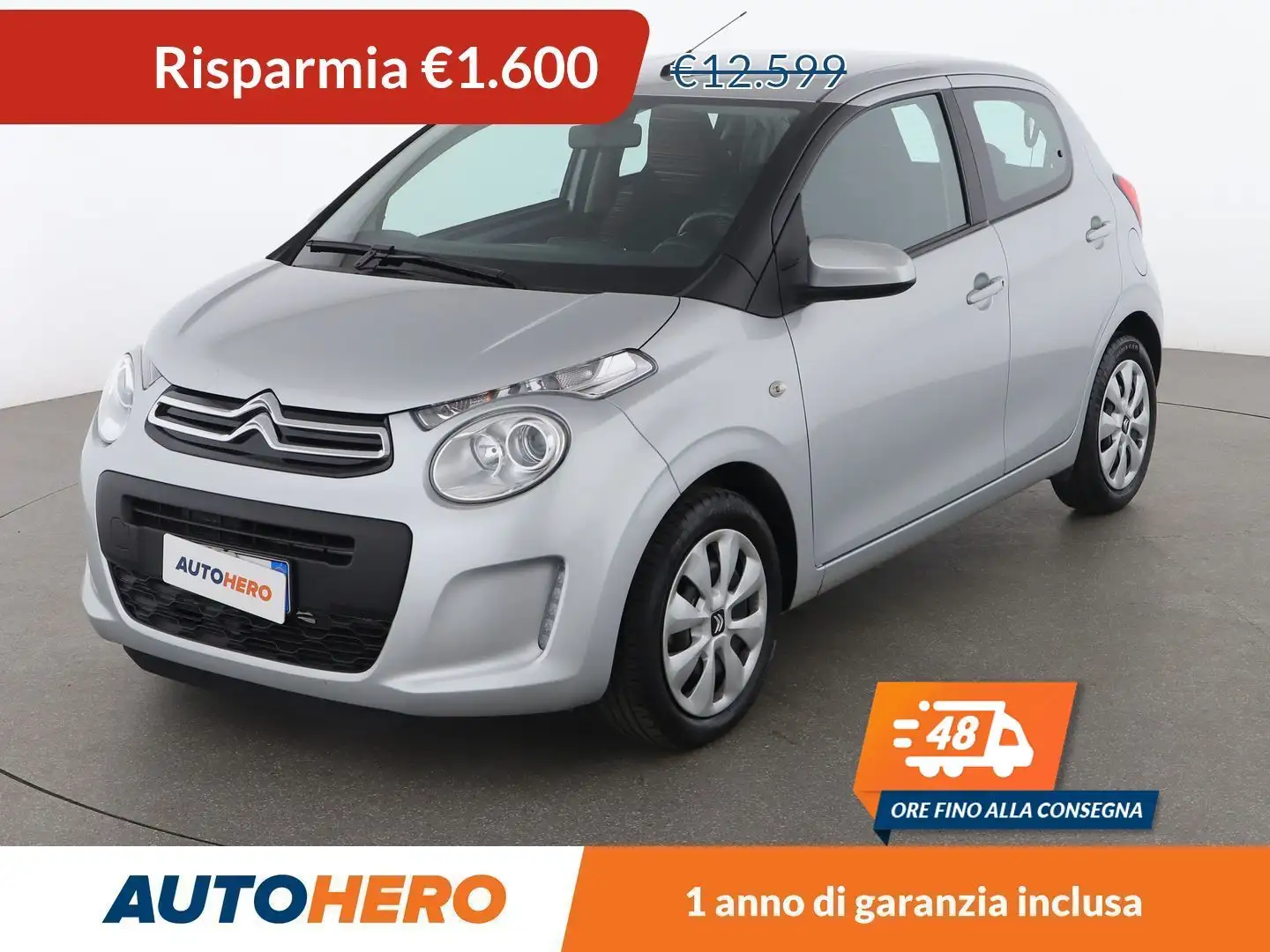 Citroen C1 1.0 VTi Feel 72 CV Argento - 1