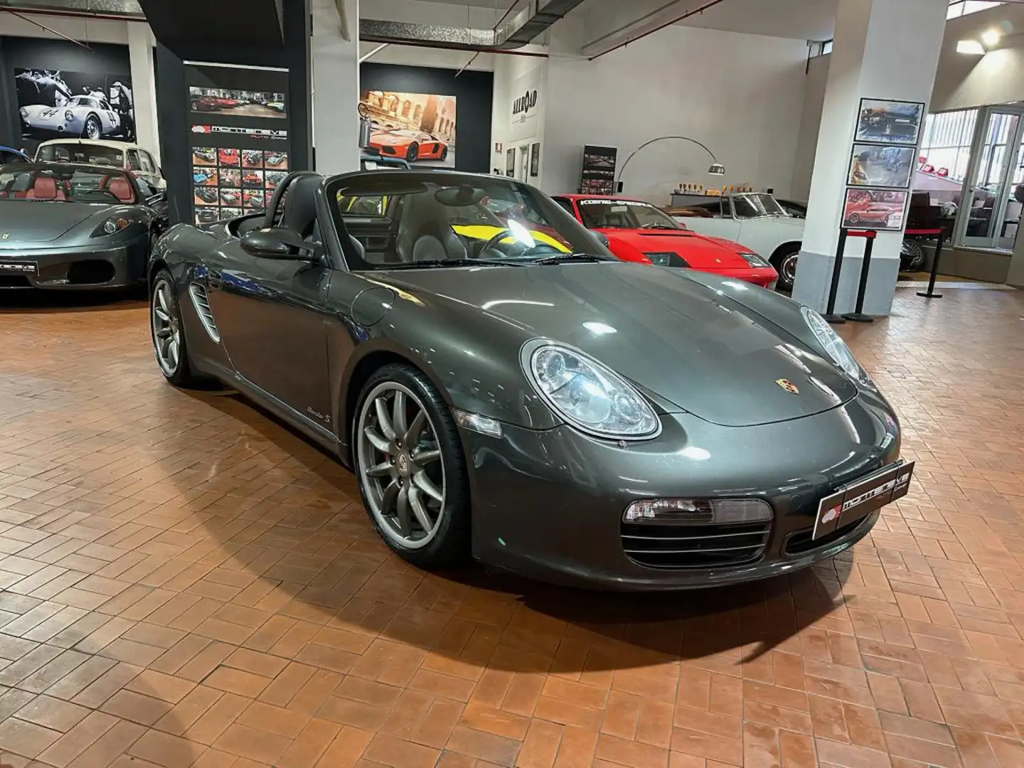 Porsche Boxster S 3.4 24V  Pelle Cocoa Silber - 1