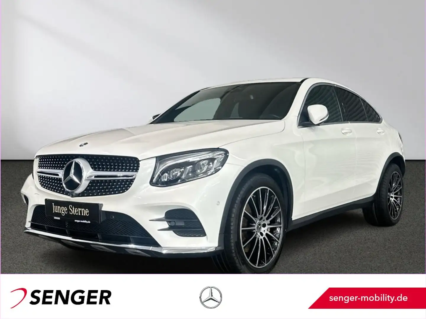 Mercedes-Benz GLC 350 d 4M AMG Burmester Schiebedach 360°K AHK Wit - 1