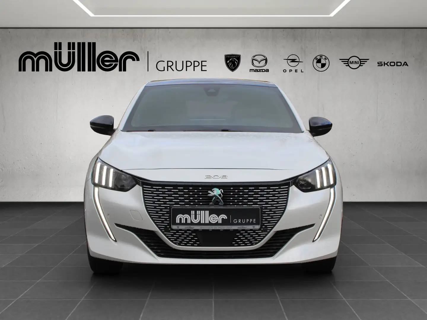 Peugeot 208 Elektro 136 GT Pack Weiß - 2