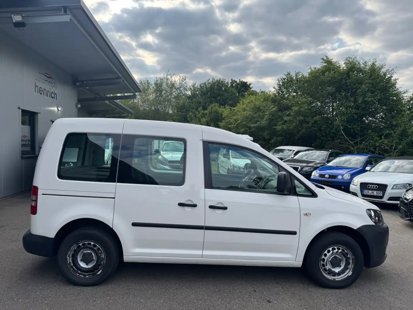 Volkswagen Caddy Kombi EcoFuel,5-Sitze,Klima Weiß - 2