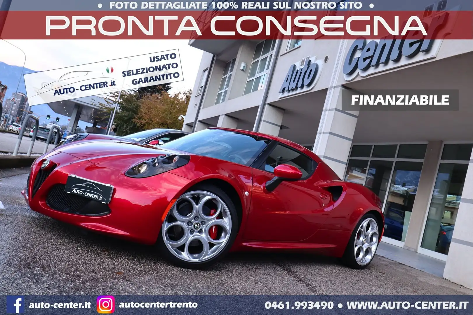 Alfa Romeo 4C 1750 TBi ROSSO COMPETIZIONE Czerwony - 1
