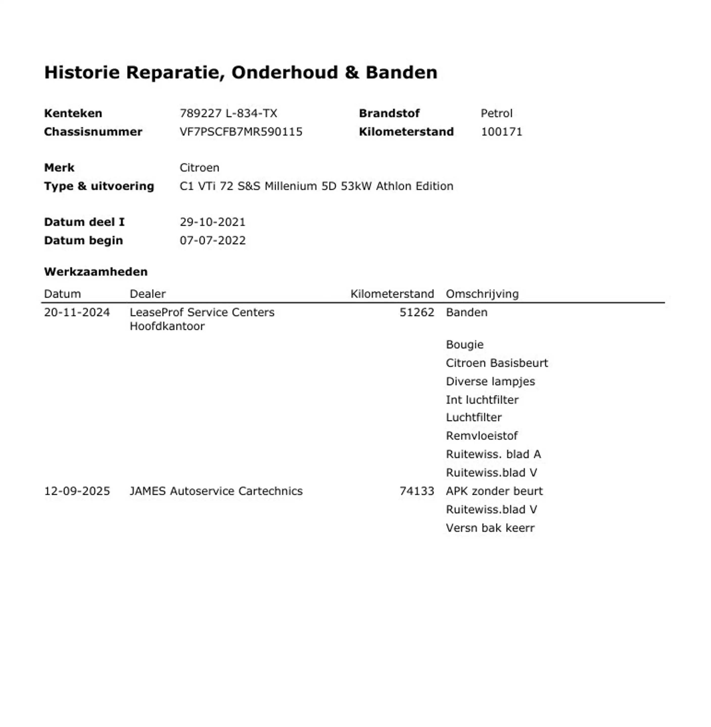 Citroen C1 1.0 VTi Millenium| NL | Apple Carplay/ Android Aut — photo 10