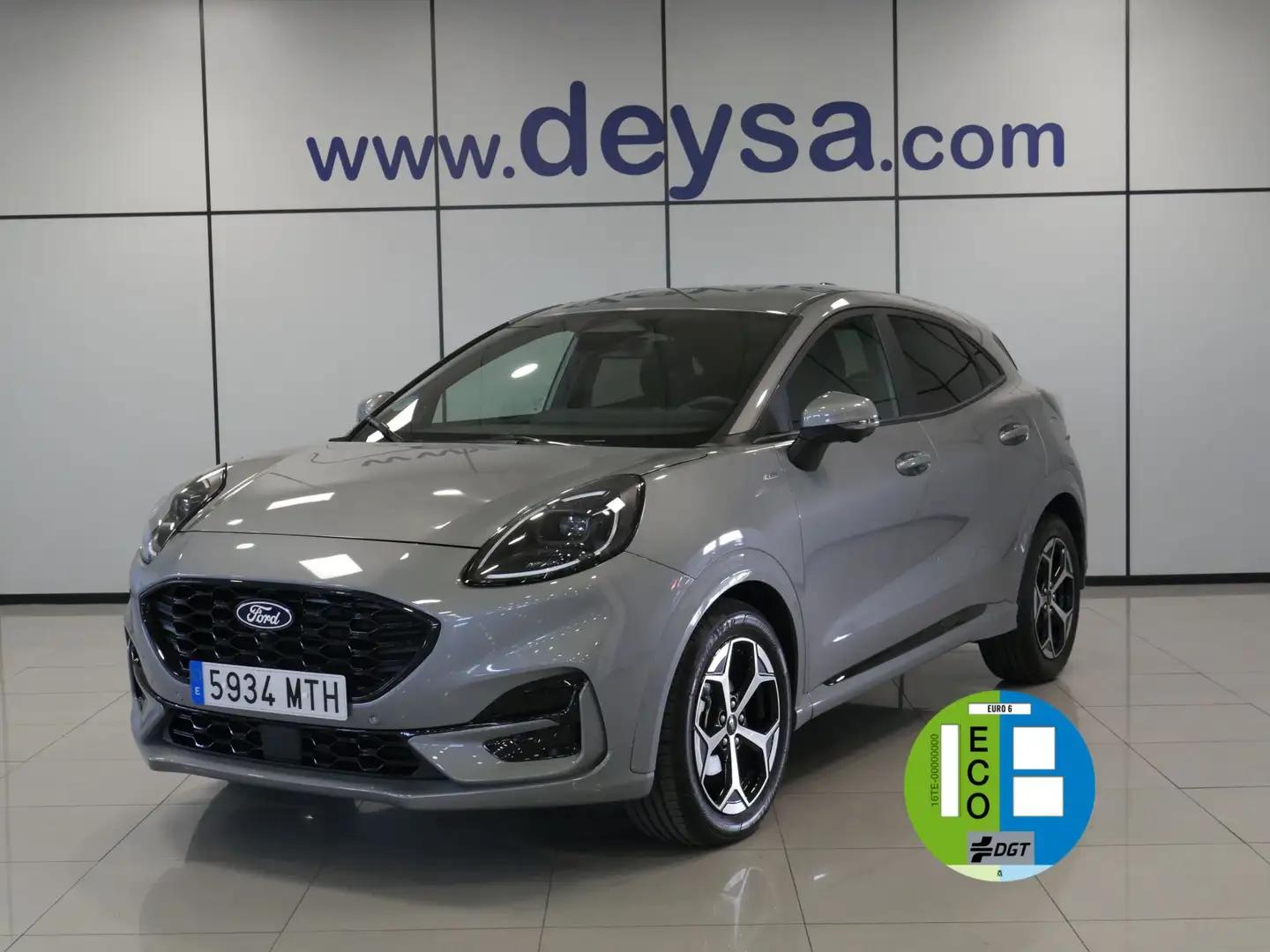 Ford Puma 1.0 EcoBoost MHEV ST-Line 125 Argent - 1