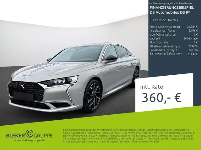 DS Automobiles DS 9 E-Tense 225 Rivoli +