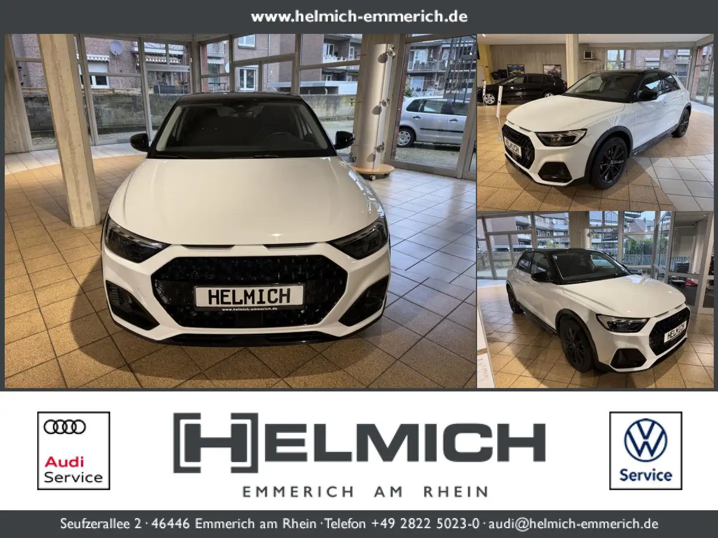 Audi A1 allstreet 1.0 TFSI S-Tronic Navi LED Klima Weiß - 1