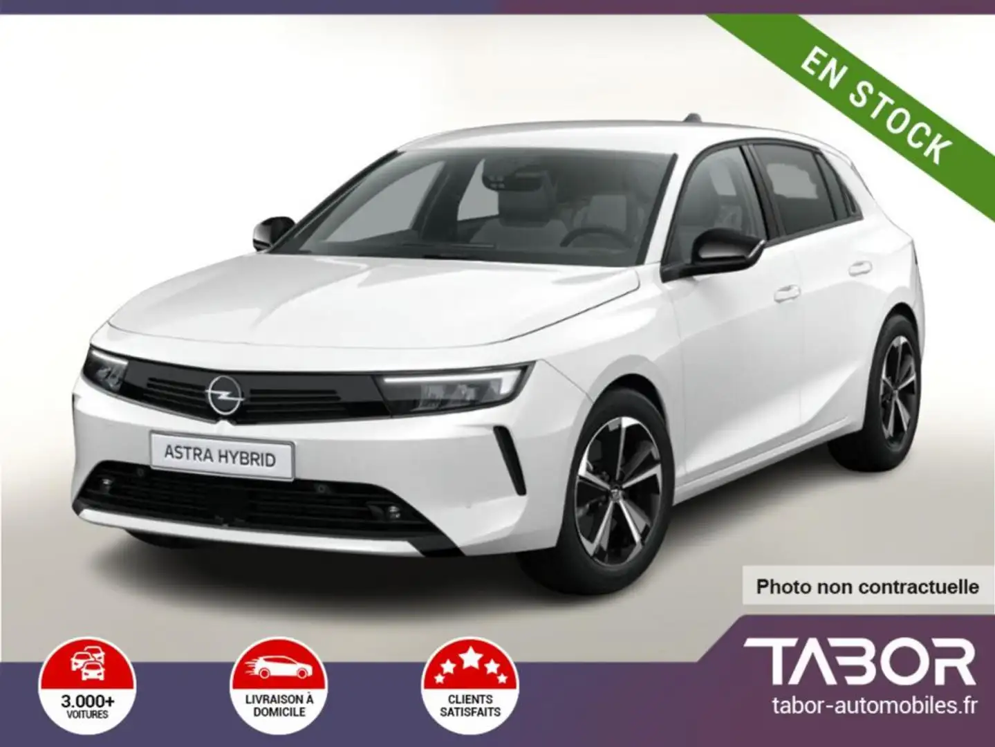 Opel Astra 1.2 Hybrid 145 Edition ACC 17p cam Blanc - 1