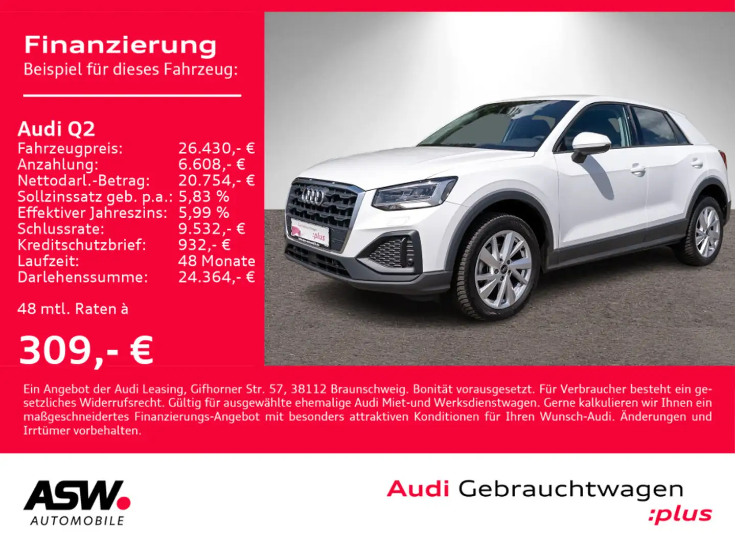 Audi Q2 35TFSI Stronic LED RFK PDC SHZ Blanco - 1