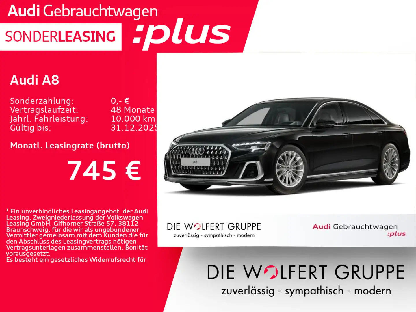 Audi A8 50 TDI quattro ACC*360°*PANO*B&O*STANDHEIZUNG Schwarz - 1