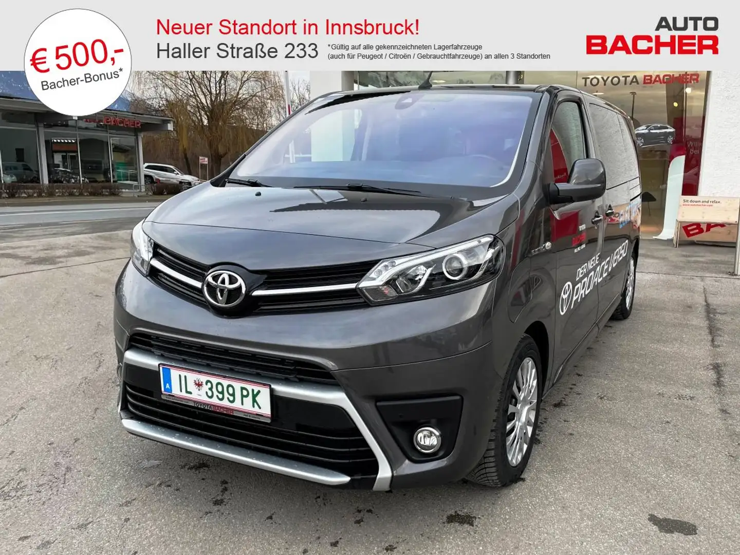 Toyota Proace Verso Electric Family+ medium, 75 kWh Schwarz - 1