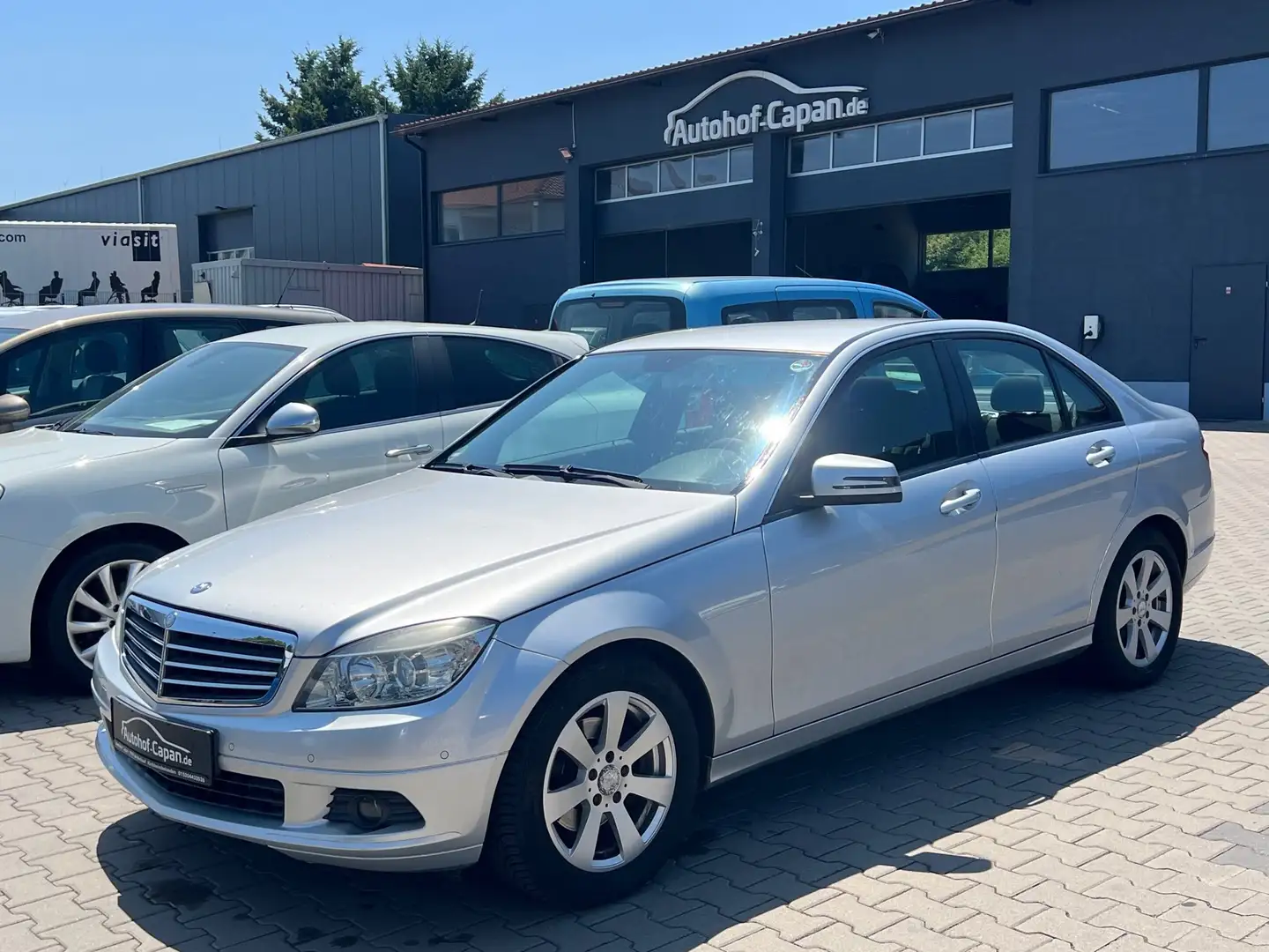 Mercedes-Benz C 180 C 180 Kompressor/Klima/SHZ/Navi/PDC/3Ha/TUV 05.26 Silber - 1