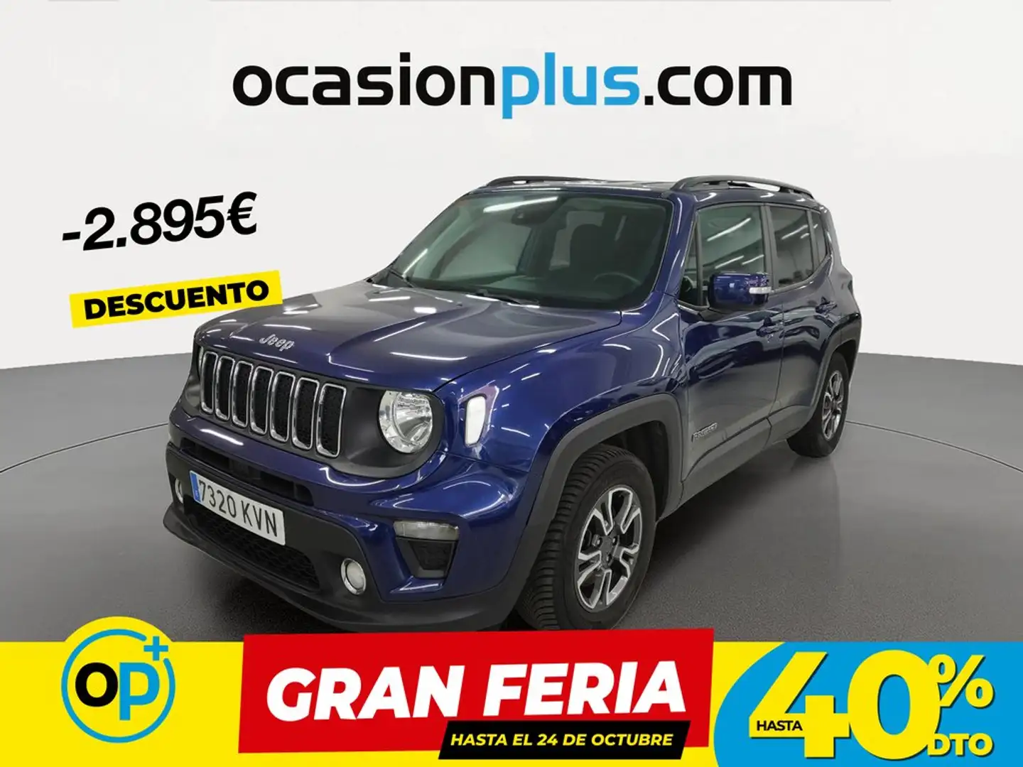 Jeep Renegade 1.6Mjt Longitude 4x2 88kW Azul - 1