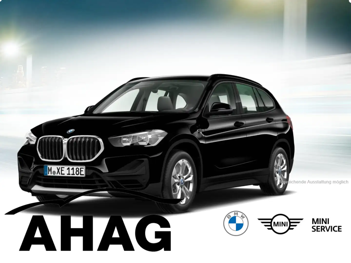 BMW X1 xDrive25e Advantage Steptronic Aut. Klimaaut. Schwarz - 2