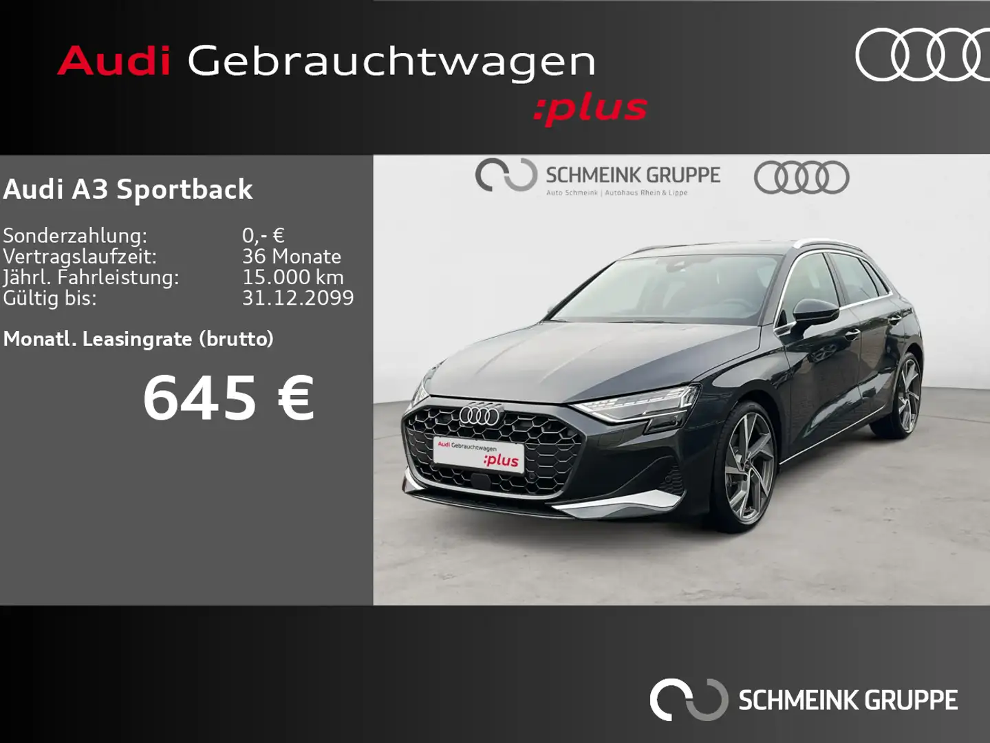 Audi A3 35 TFSI advanced MatrixAHK Business Gris - 1
