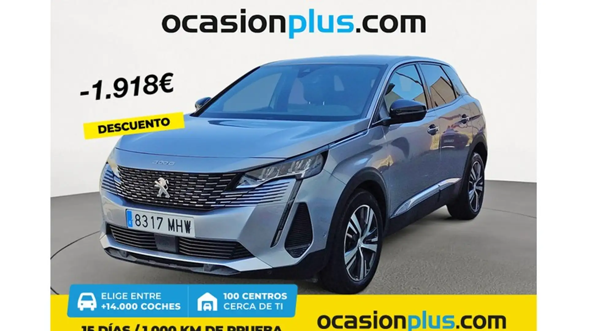 Peugeot 3008 1.2 PureTech S&S Allure 130 Grigio - 1