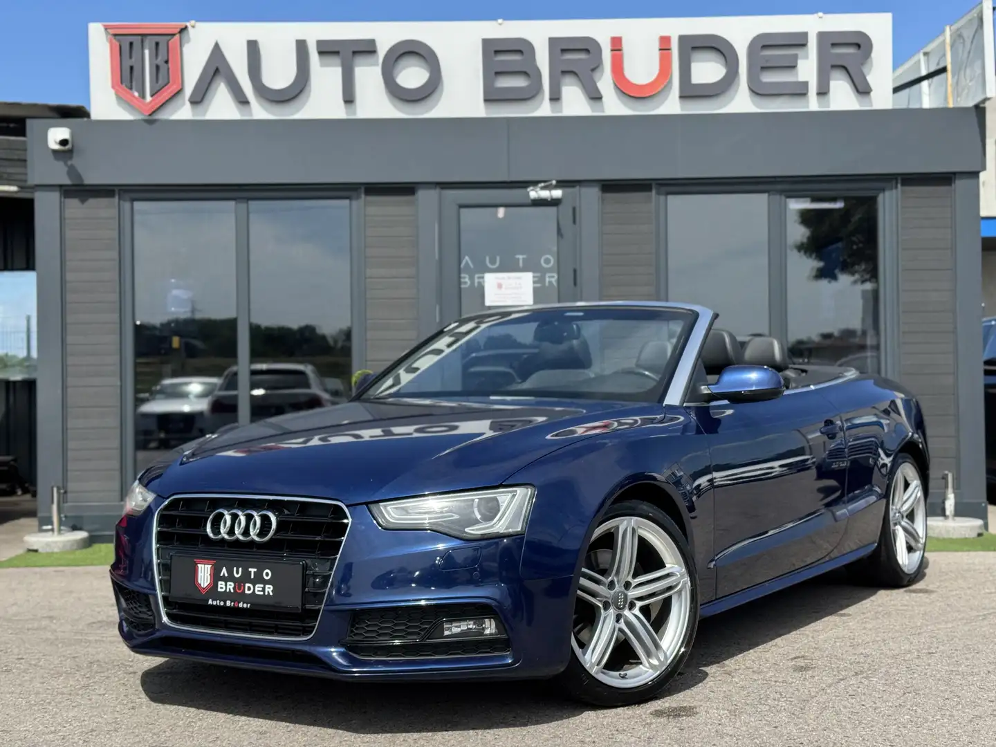 Audi A5 2.0 TDI Cabrio 3x S-Line Blau - 2