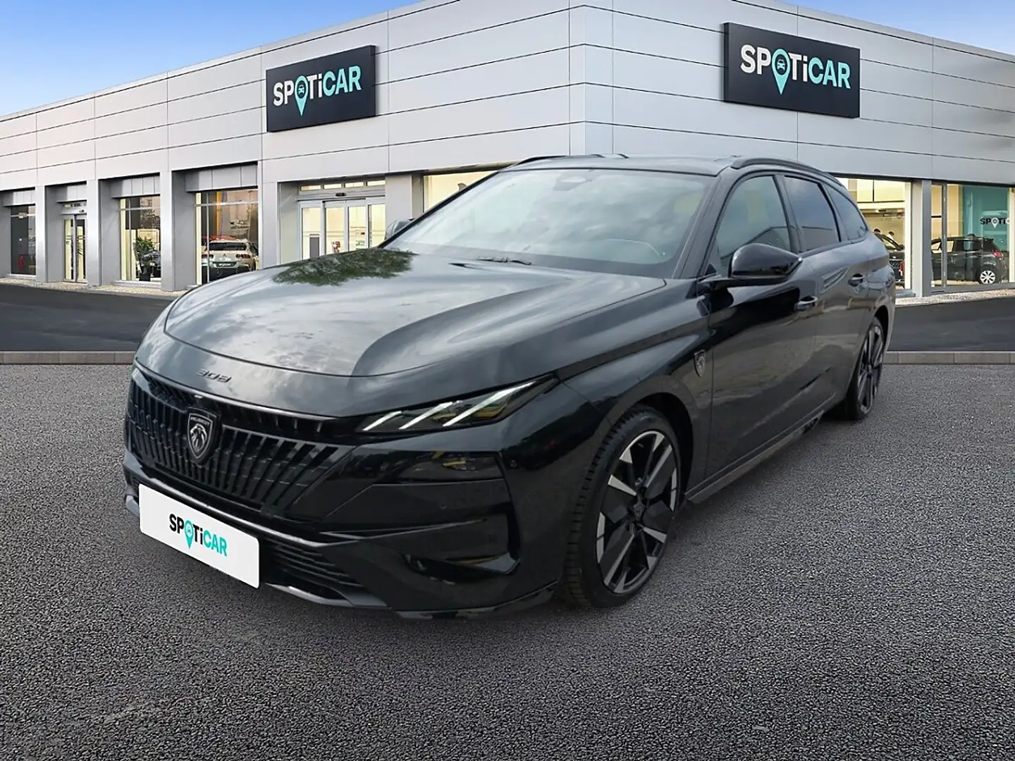 Peugeot 308 SW GT HYB 145 Schwarz - 1