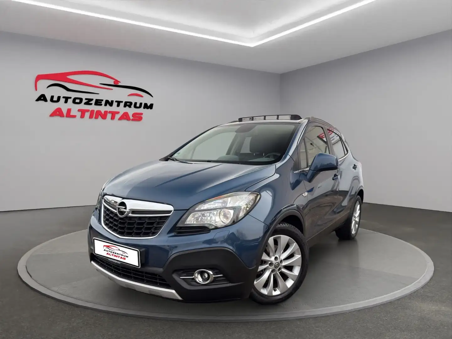 Opel Mokka Innovation*AUTOM.*ESHD*NAVI*RFK*XEN*TÜVNEU Blauw - 1