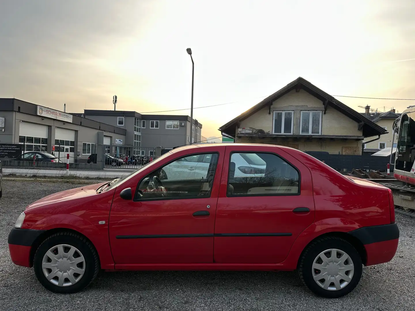 Dacia Logan SD 1,4 MPI **wenig KM** Rot - 2