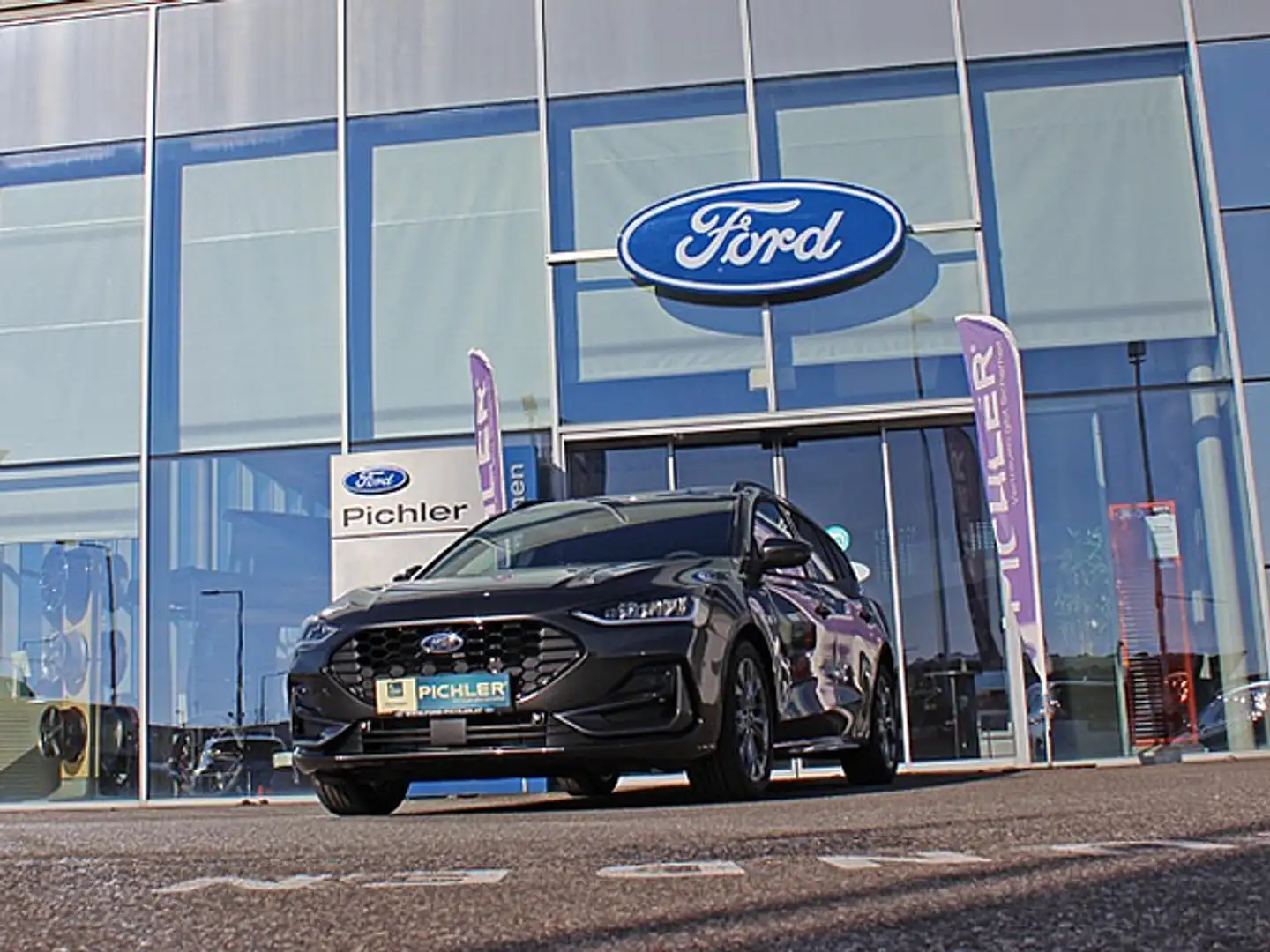 Ford Focus Turnier ST-Line X 1.0 EcoB. 125PS LEASING AKTION Grau - 1