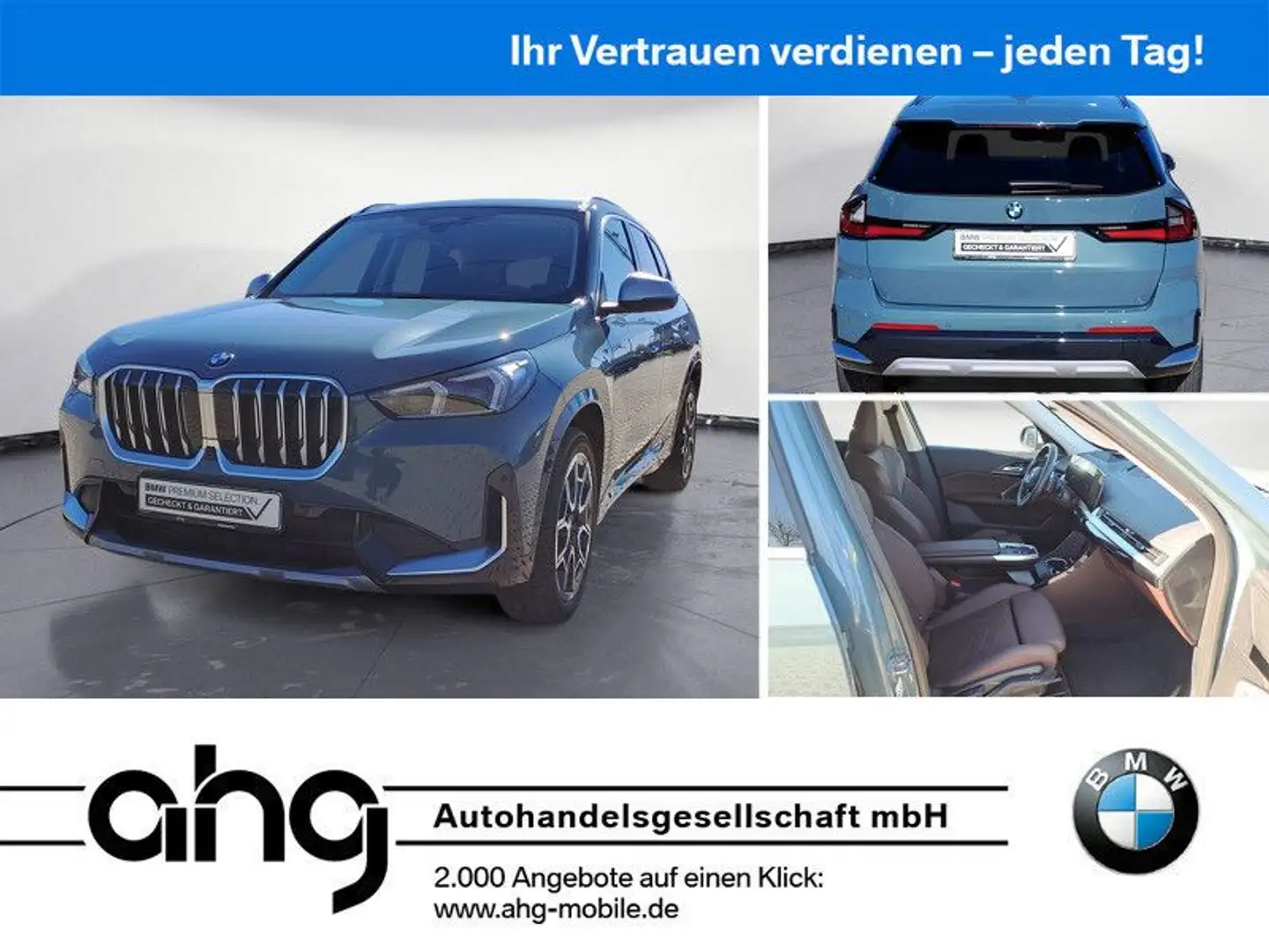 BMW X1 sDrive18d Steptronic Head-Up AHK Sportsitze Grün - 1