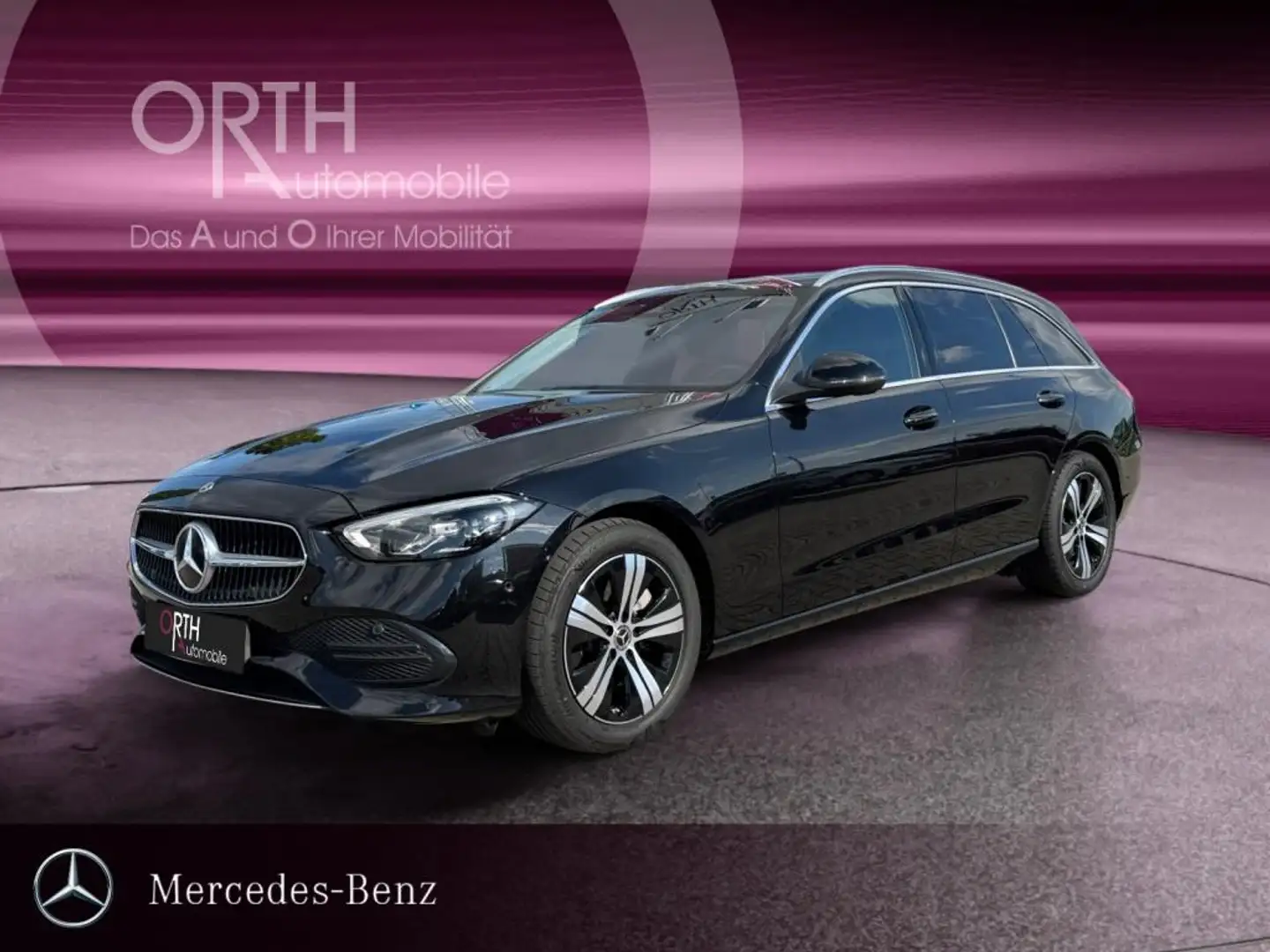 Mercedes-Benz C 220 dT 4M AHK STAND-HZG NAVI PARK-PAKET LED Schwarz - 1