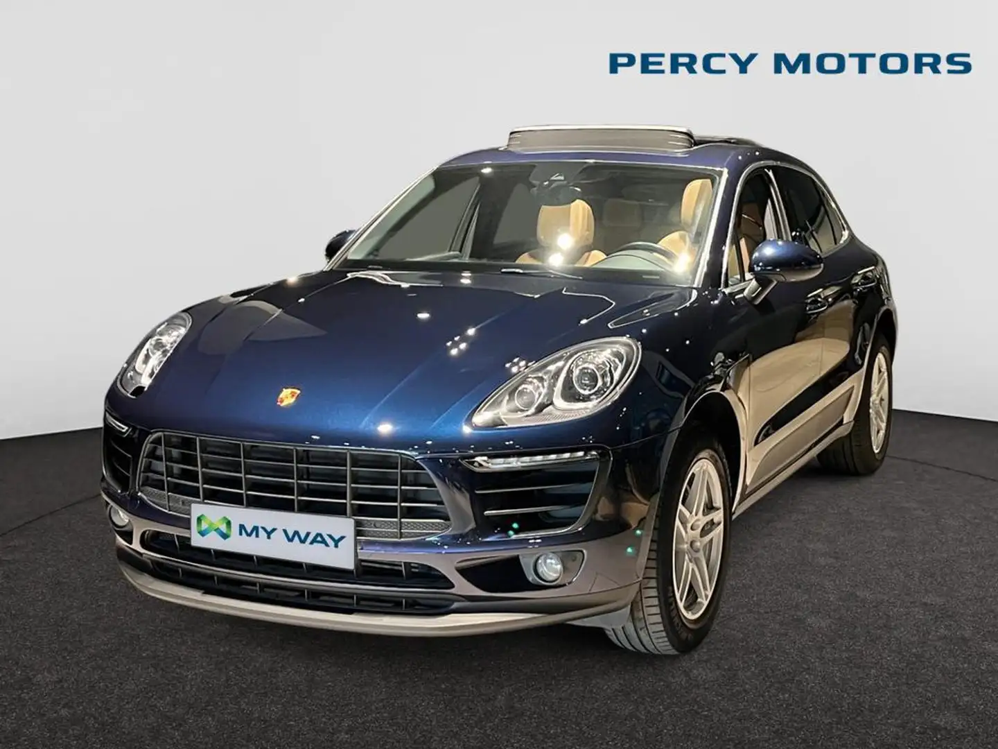 Porsche Macan Macan S 3.0 V6 Bi-Turbo PDK Blue - 1