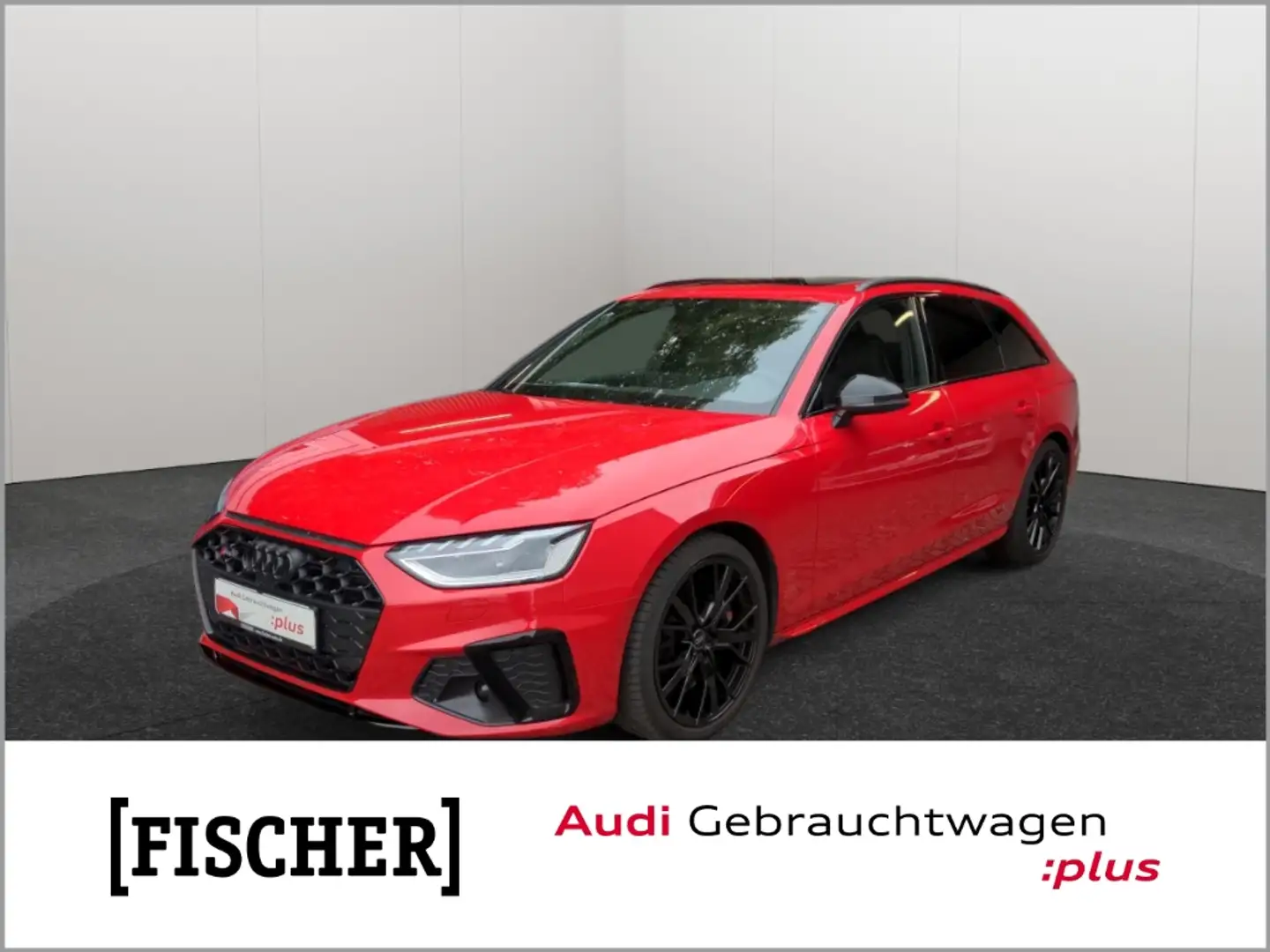 Audi S4 Avant TDI quattro Matrix Navi B&O Rear View Panora Rood - 1