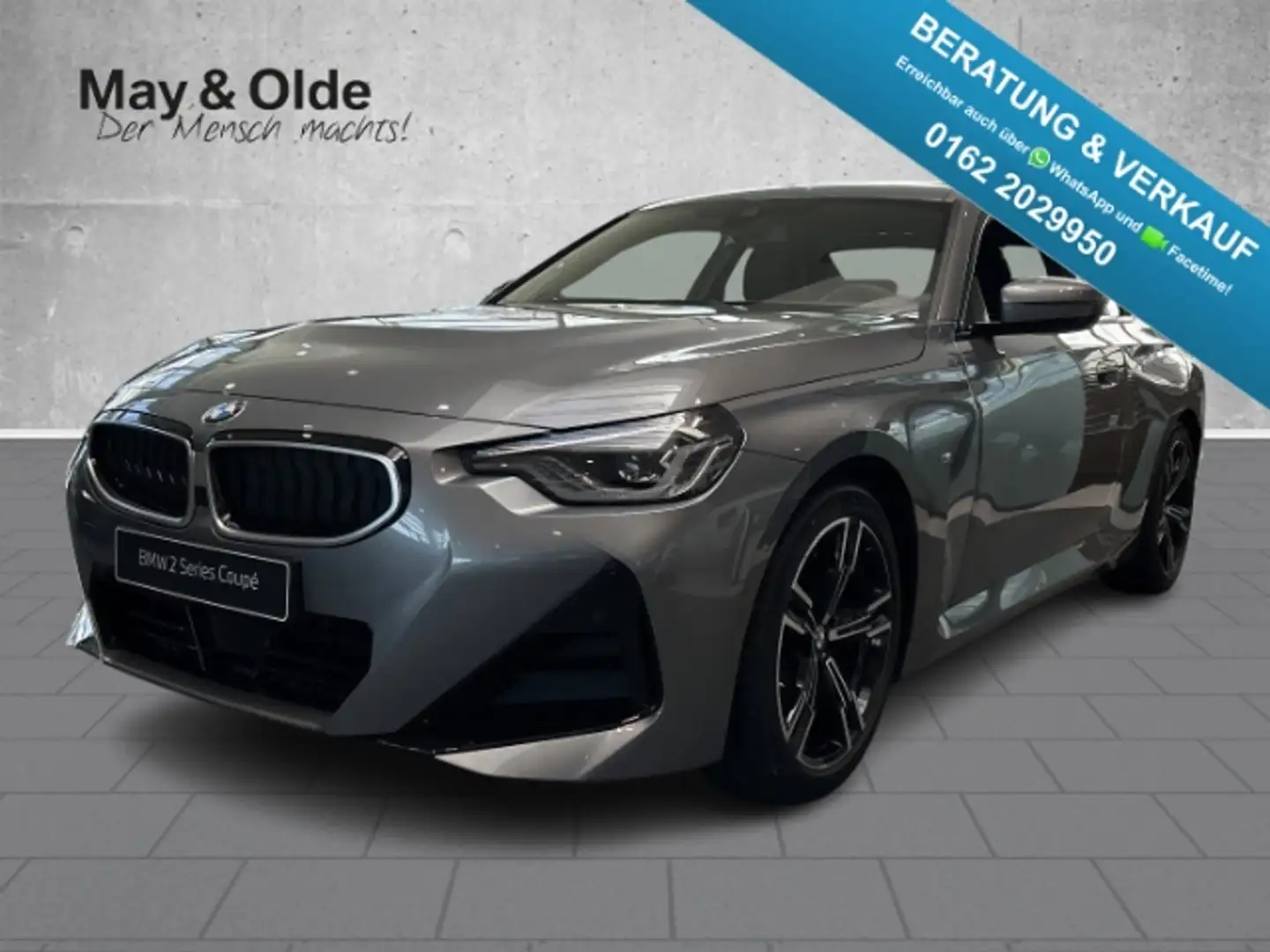 BMW 218 i Coupe M Sportpaket  Navi digitales Cockpit LED K Šedá - 1