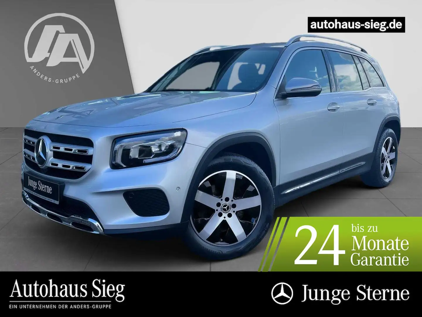 Mercedes-Benz GLB 220 d 4M Progressive+MBUX+LED+Kamera+PDC+AHK Silber - 1