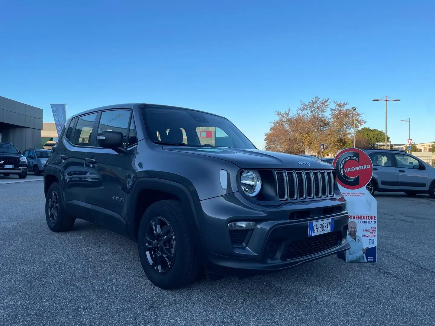 Jeep Renegade Renegade 1.6 mjt Longitude 2wd 130cv Grigio - 2