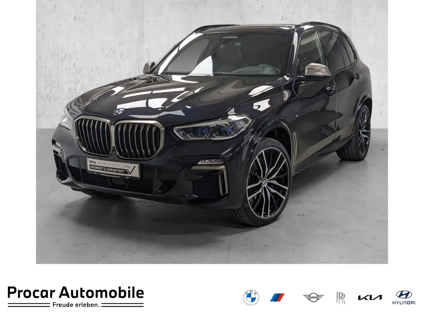 BMW X5 M 50i Laser Pano HuD H/K 360° ACC PA+ DA Prof 22'' Noir - 1