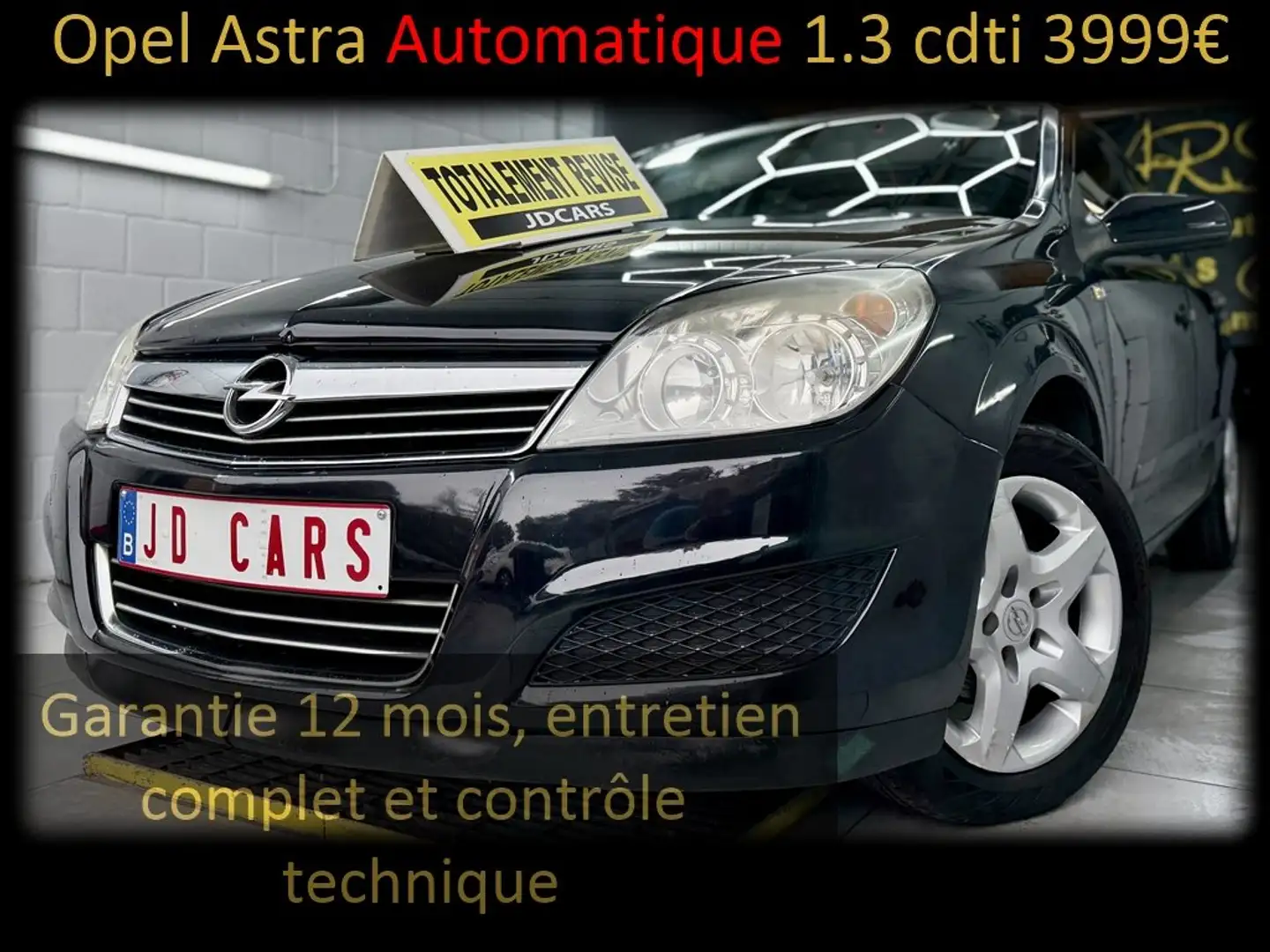 Opel Astra 1.3CDTI AUTOMATIQUE‼️GARANTIE 1AN CTOK‼️ Noir - 1