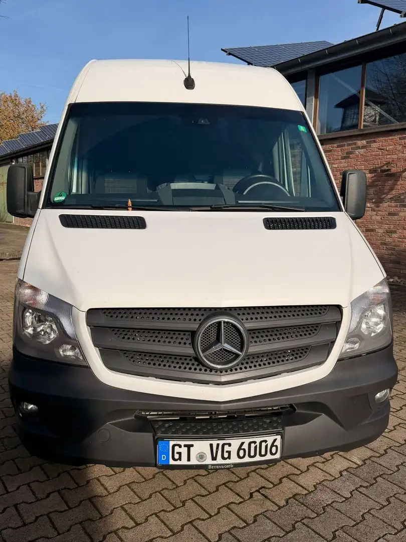 Mercedes-Benz Sprinter 319 CDI lang u hoch Automatik Sitzheizu Blanc - 2