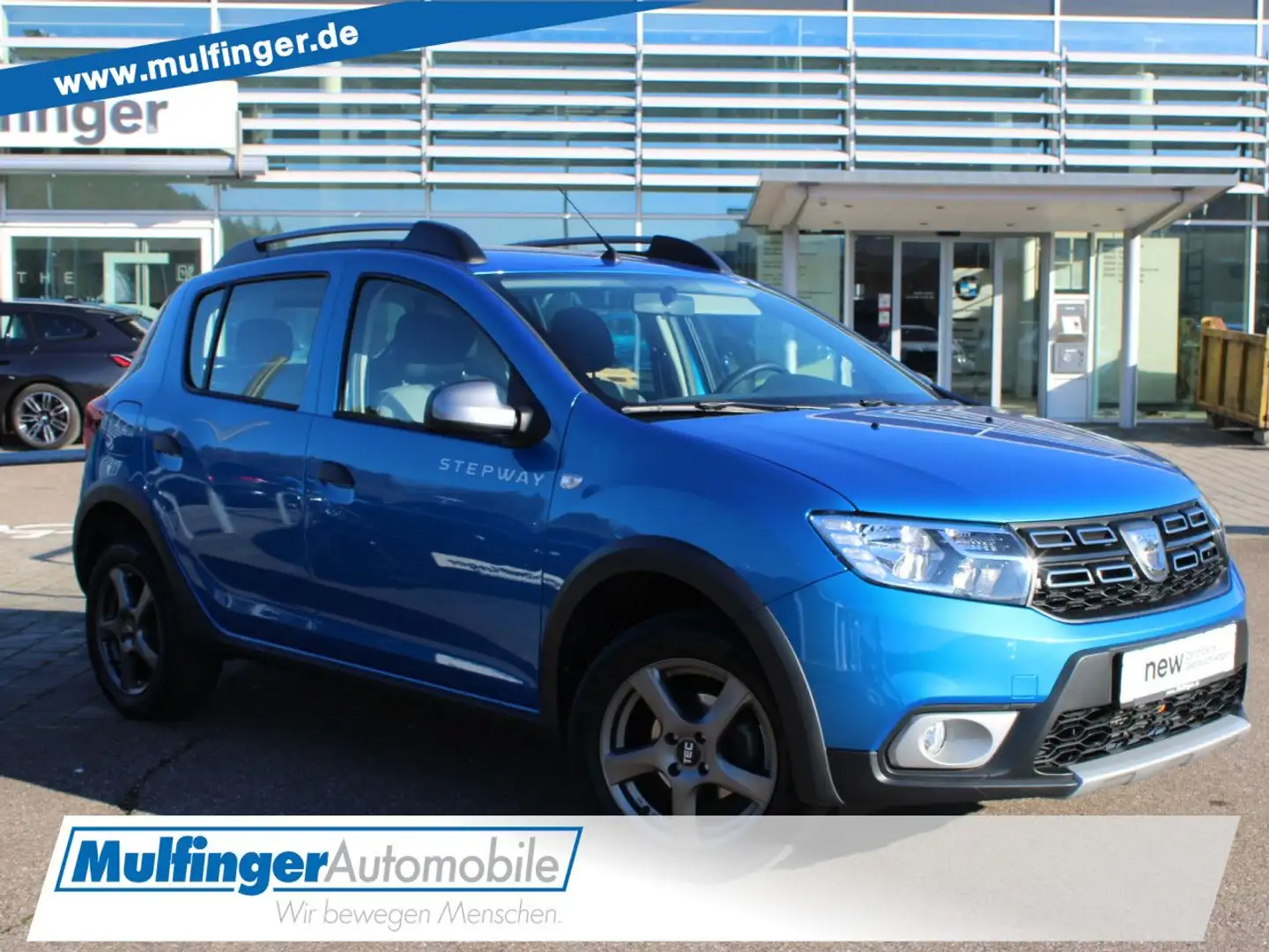 Dacia Sandero Stepway TCe 100 ECO-G Deal Klima Bluetooth Bleu - 1