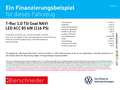 Volkswagen T-Roc 1.0 TSI Goal NAVI LED ACC SHZG LANE BC KLIMA Bleu - thumbnail 1