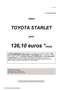 Toyota Starlet starlet*1.3 i*82911km*Automatique*30x126.10€ Alb - thumbnail 2
