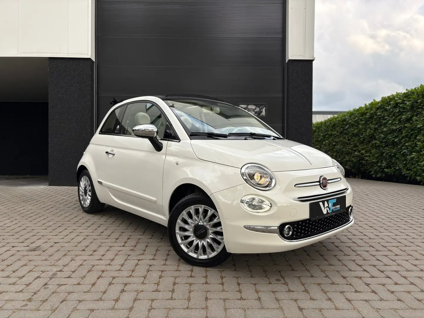Fiat 500C 1.2 Lounge - Cabrio - Airco - Garantie Blanc - 1