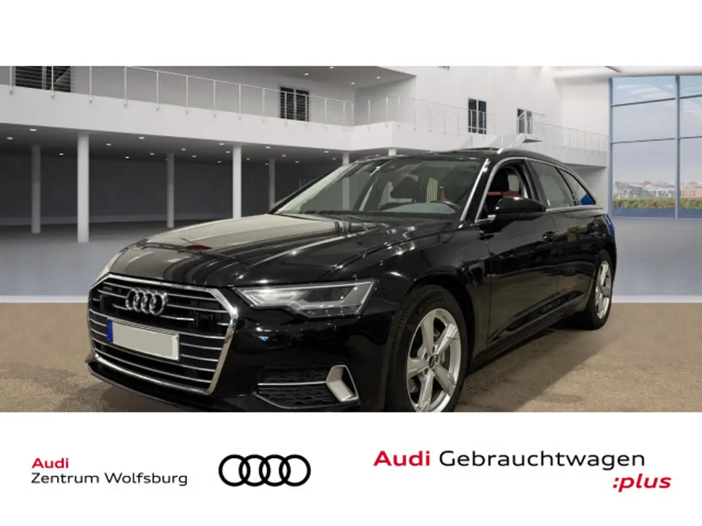 Audi A6 40TDI quattro S tronic sport STANDHZ/AH Чёрный - 1