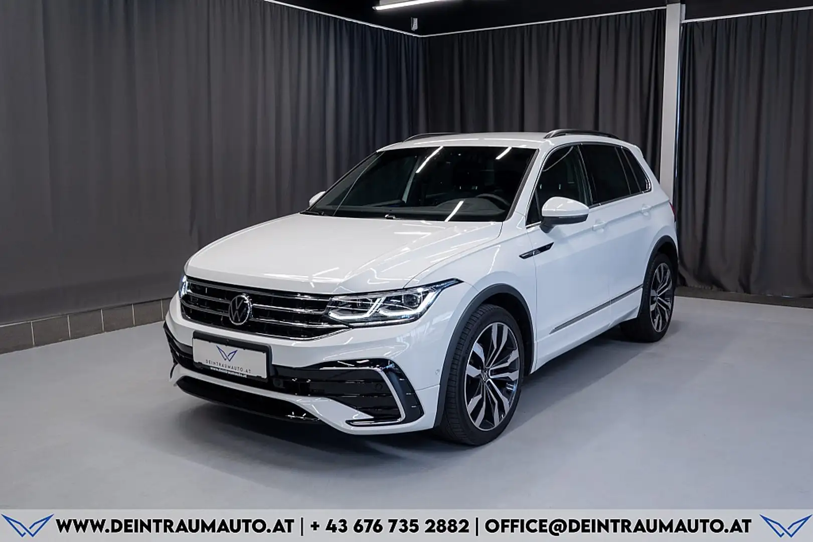 Volkswagen Tiguan 1,5 TSI ACT R-Line DSG*360°KAMERA*HEAD-UP*LED*SHZ* Weiß - 1