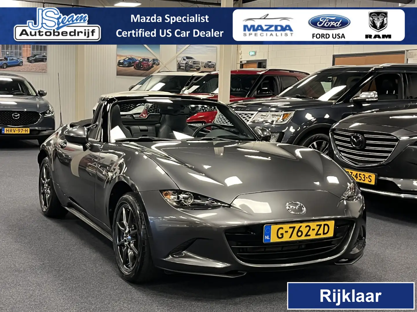 Mazda MX-5 ND Roadster 1.5 SkyActiv-G 132PK GT-M Bose Leder C Grijs - 1