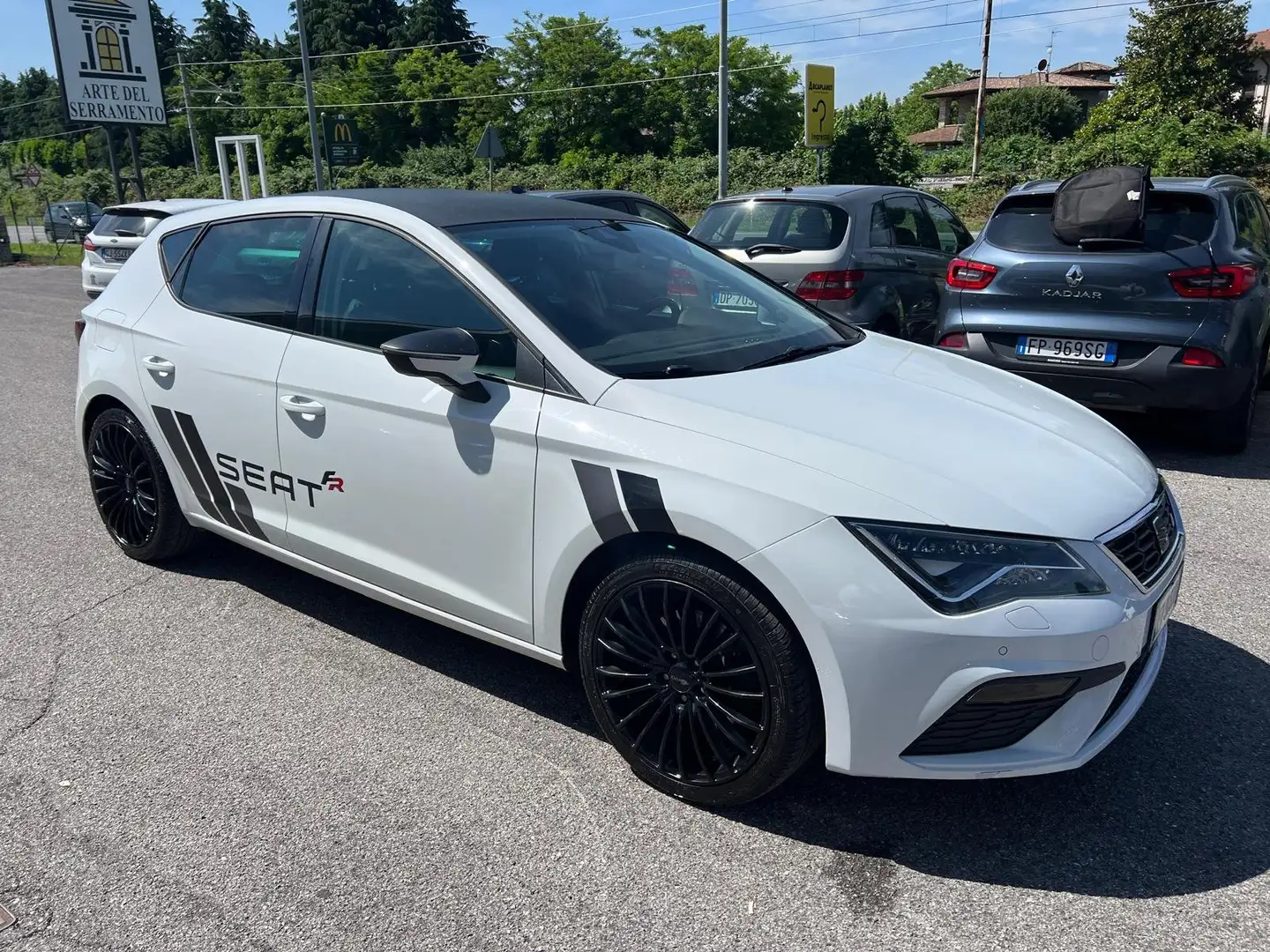 SEAT Leon 2.0 tdi FR 184cv dsg*UNIPROPRIETARIO* Bianco - 2