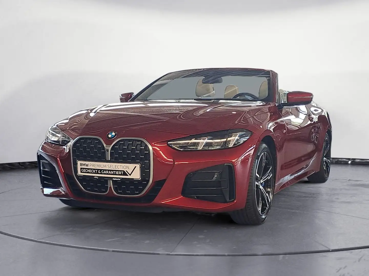 BMW 430 i xDrive Cabrio M Sport AHK H&K Leder Vernasc Rood - 2